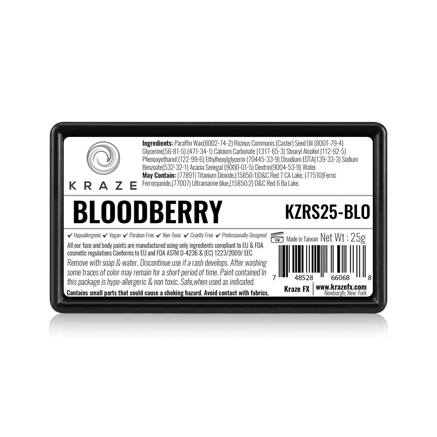 Kraze FX Domed 1 Stroke Cake - Bloodberry (25 gm)