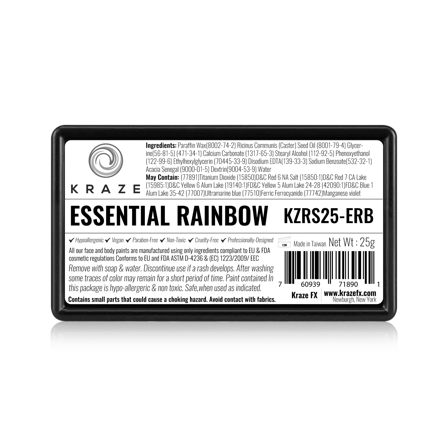 Kraze FX Domed 1 Stroke Cake - Essential Rainbow (25 gm)