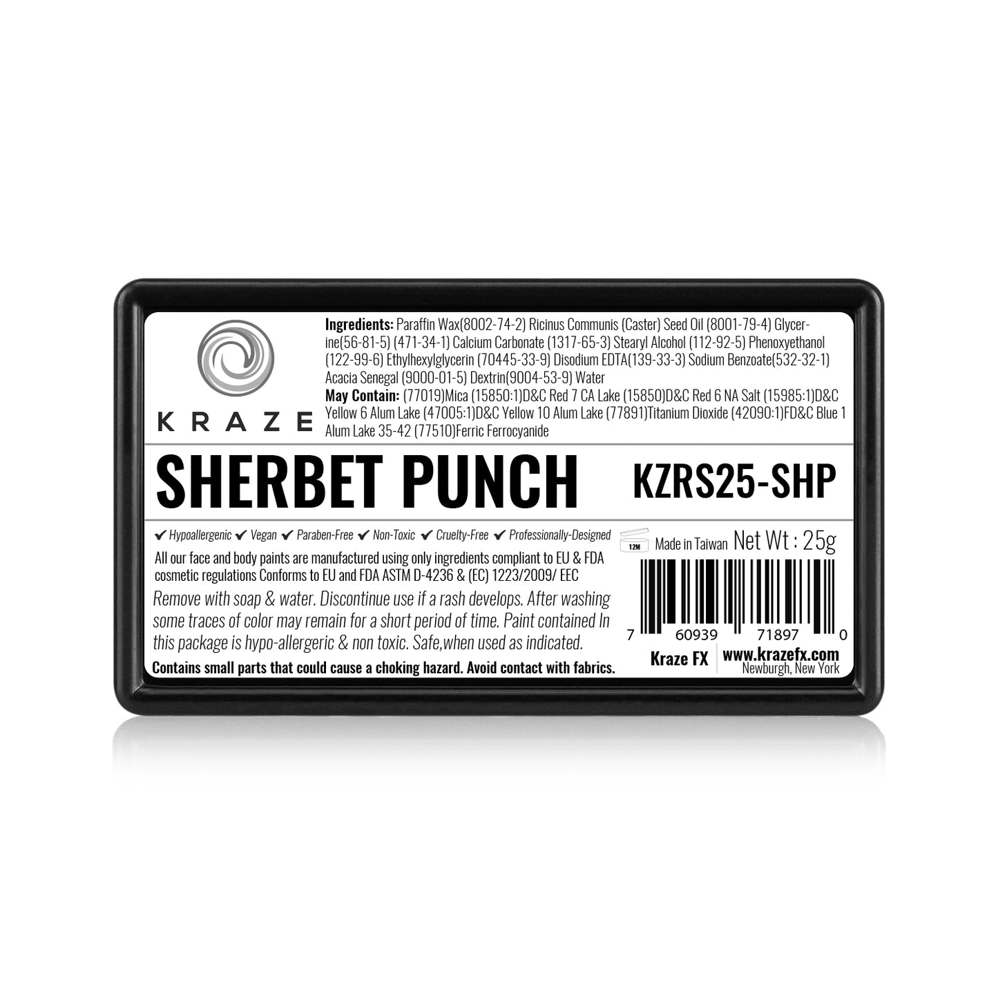 Kraze FX Domed Pearl 1 Stroke Cake -Sherbet Punch (25 gm)