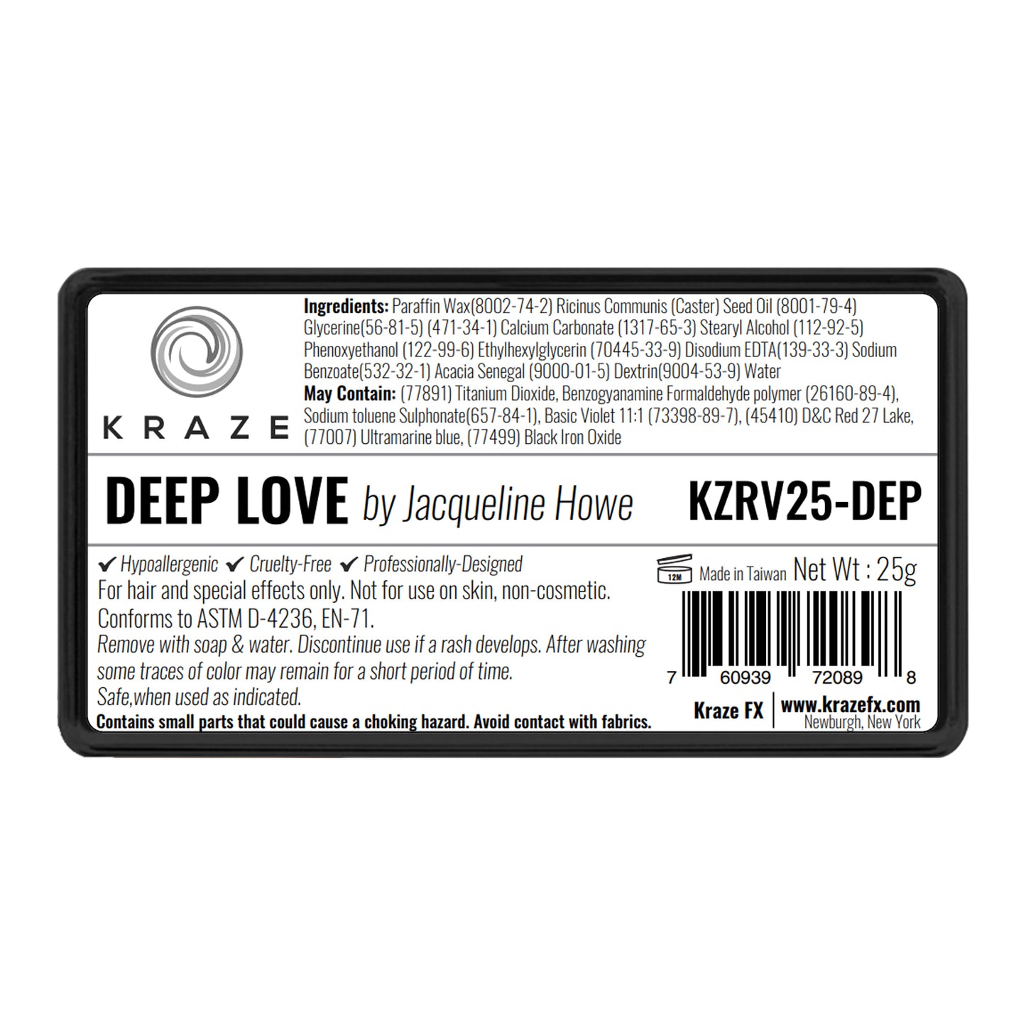 Kraze FX Dome Stroke - Deep Love (25 gm) by Jacqueline Howe