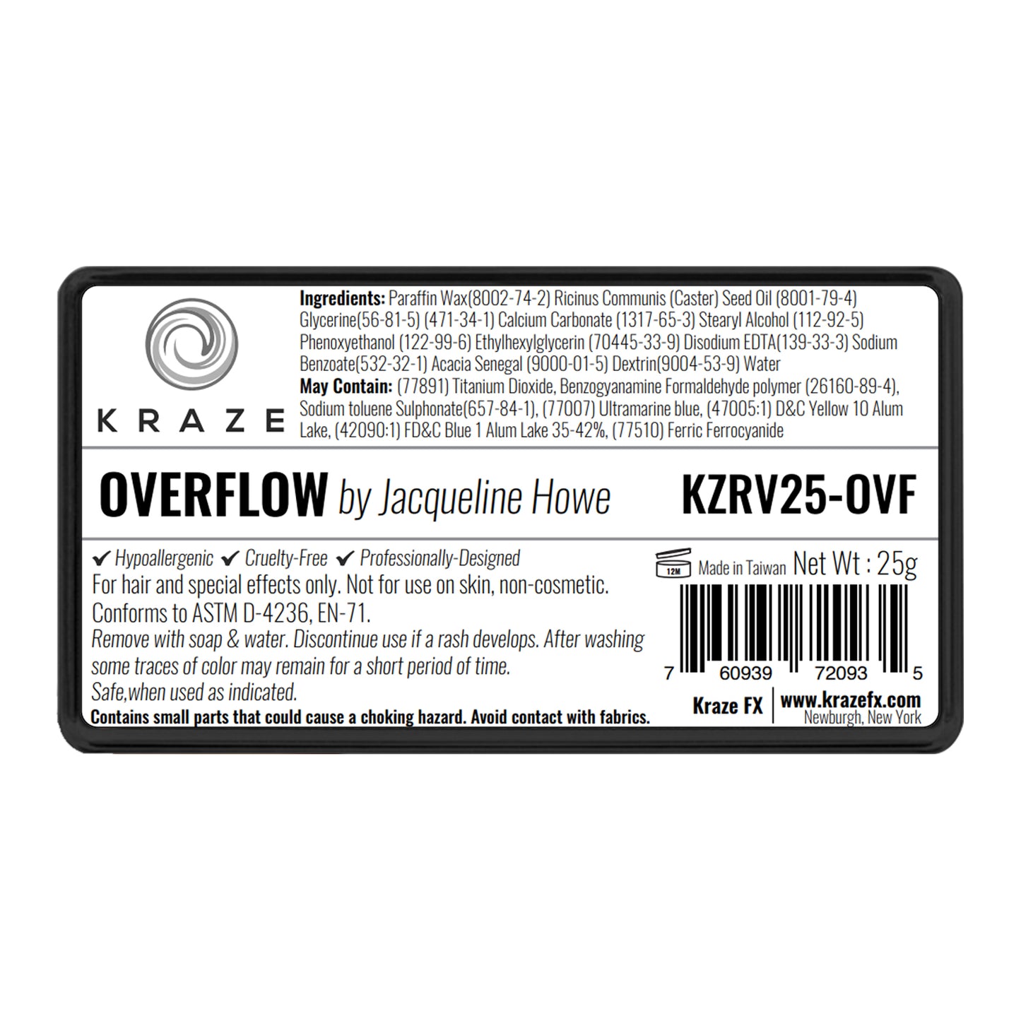 Kraze FX Dome Stroke - Jacqueline Howe Bold and Brilliant Collection - Overflow (25 gm)