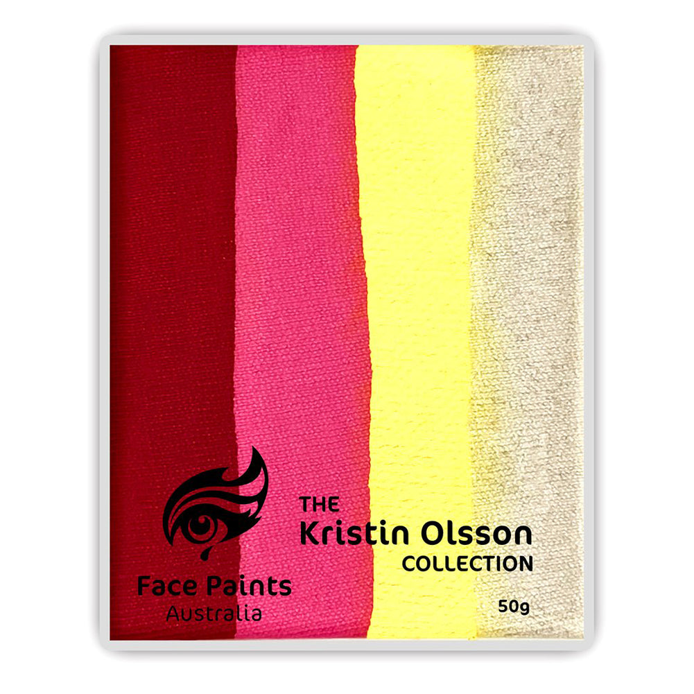 Face Paint Australia Combo Cake by Kristin Olsson - Rosy Maple (50 gm)
