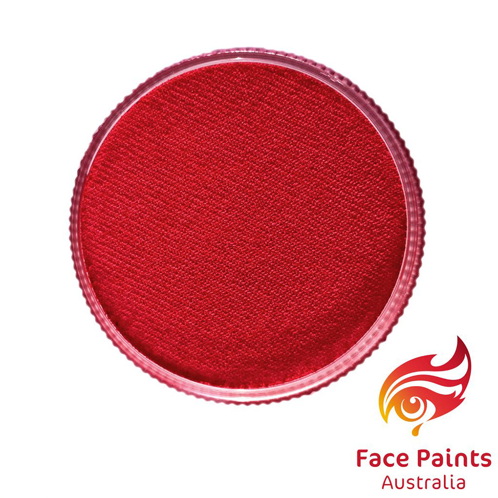Face Paint Australia - Metallix Vibrant Red (30 gm)