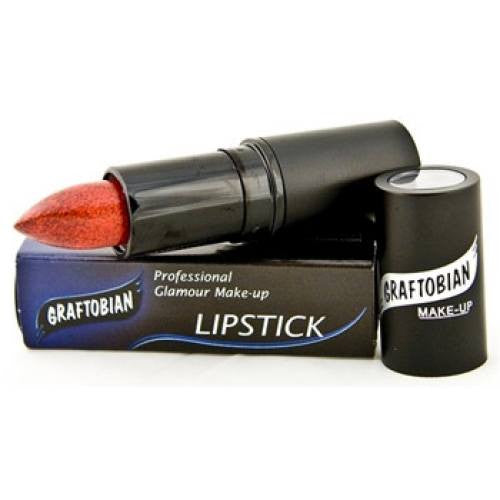 Graftobian Red Glitter Lipstick