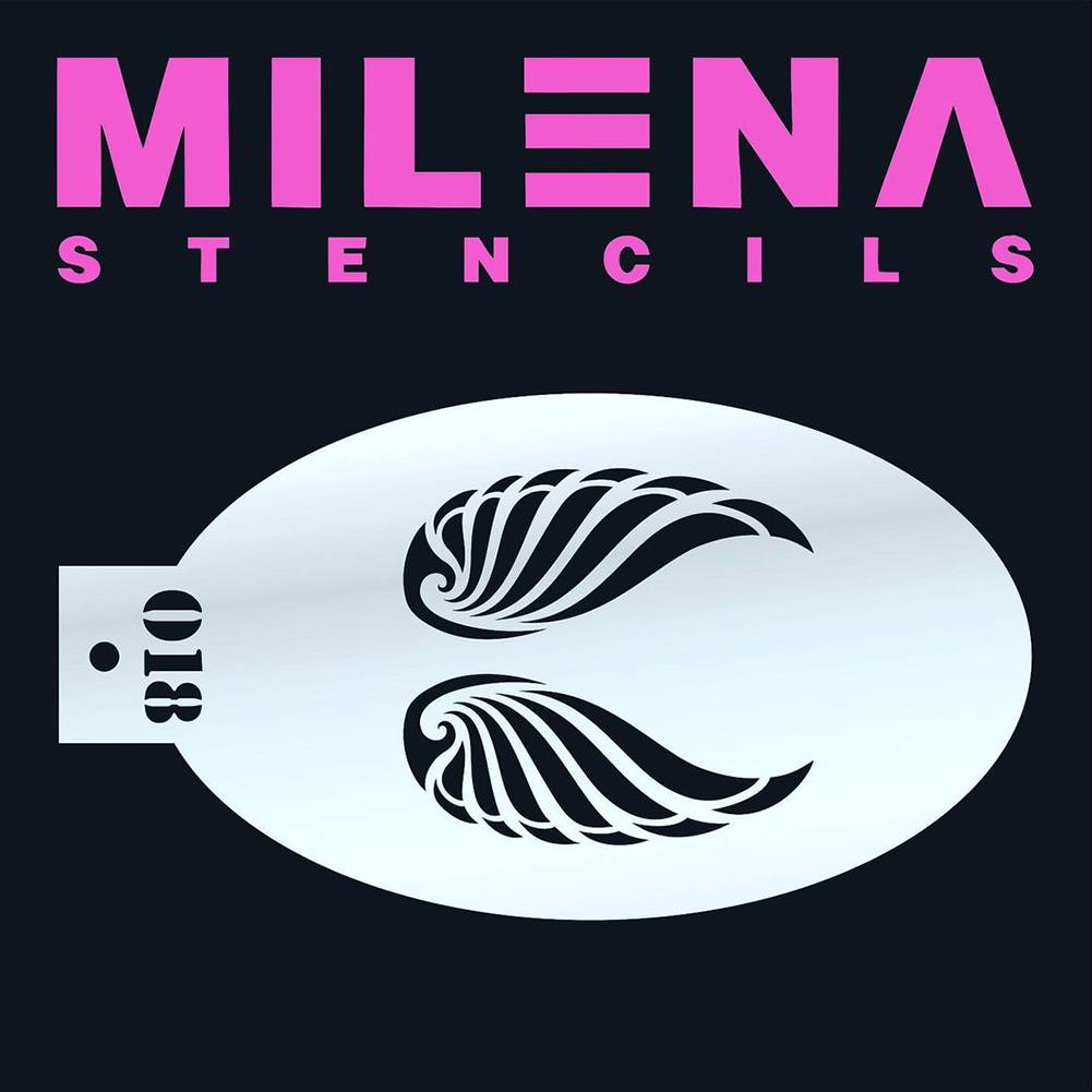 Milena Stencils - Wings 018