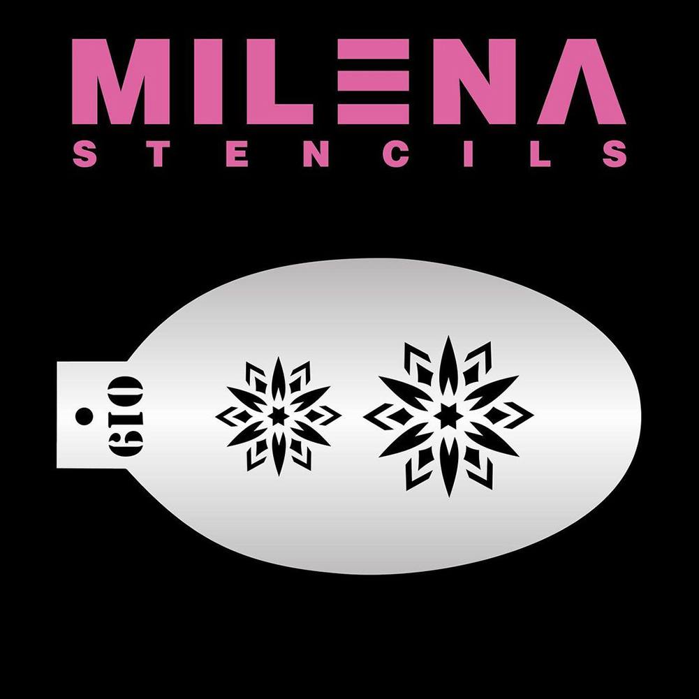 Milena Stencils - Snowflakes 019