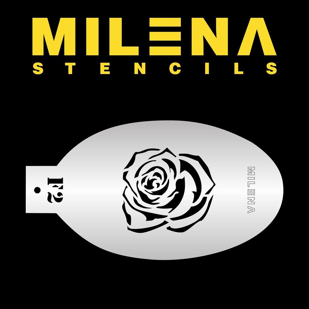 Milena Stencils - Rose F2