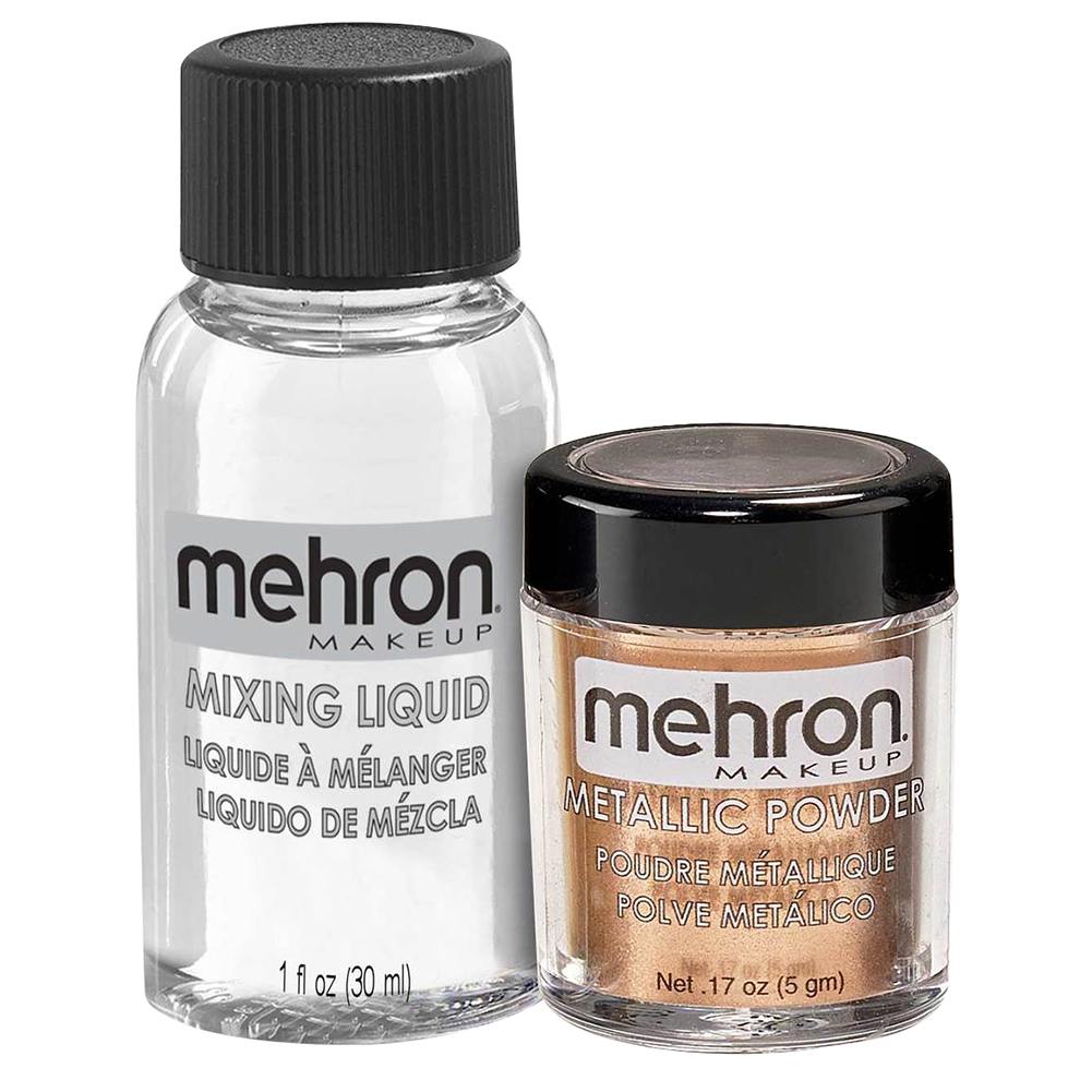 Mehron Metallic Powders And Mixing Liquid - Copper