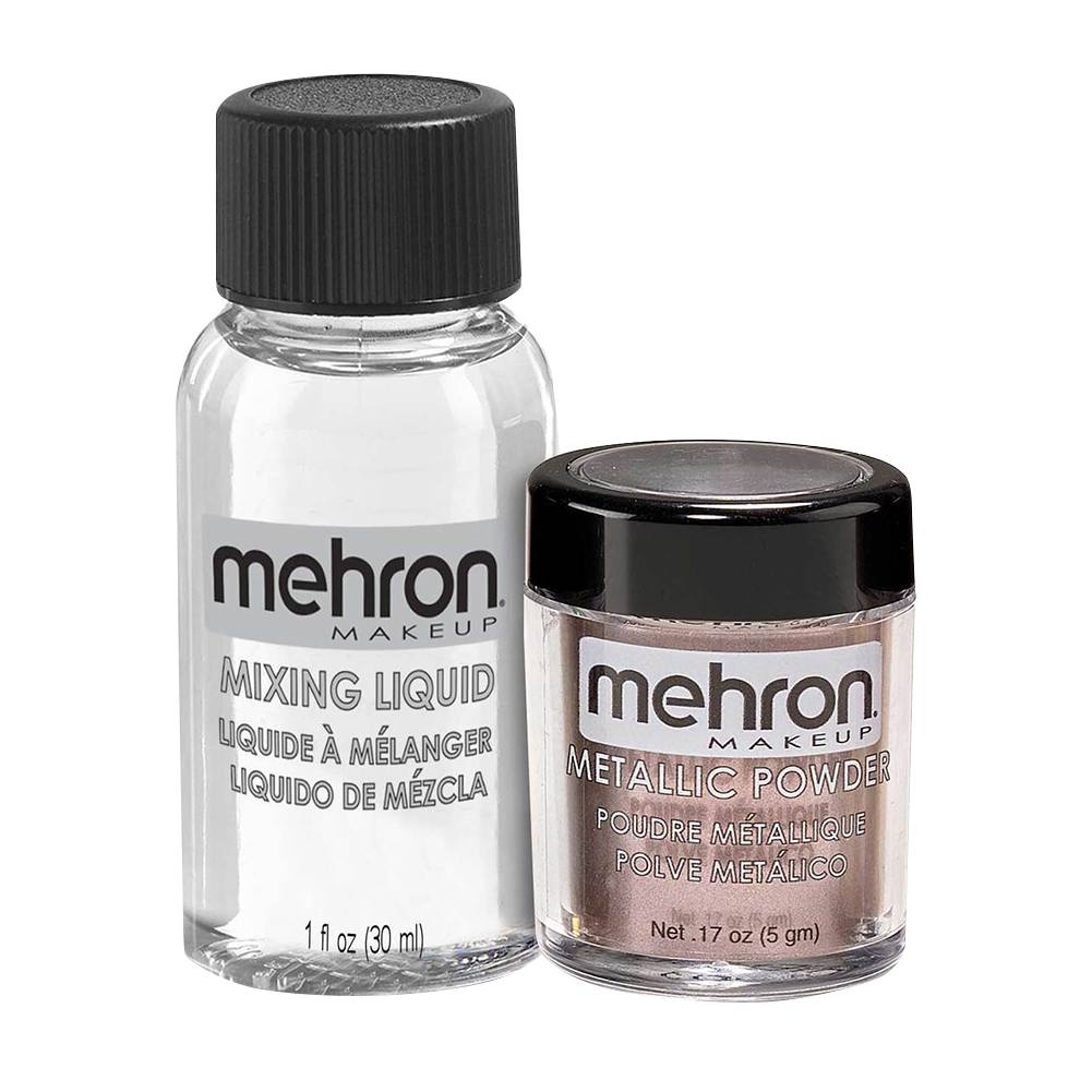 Mehron Metallic Powders And Mixing Liquid - Lavender