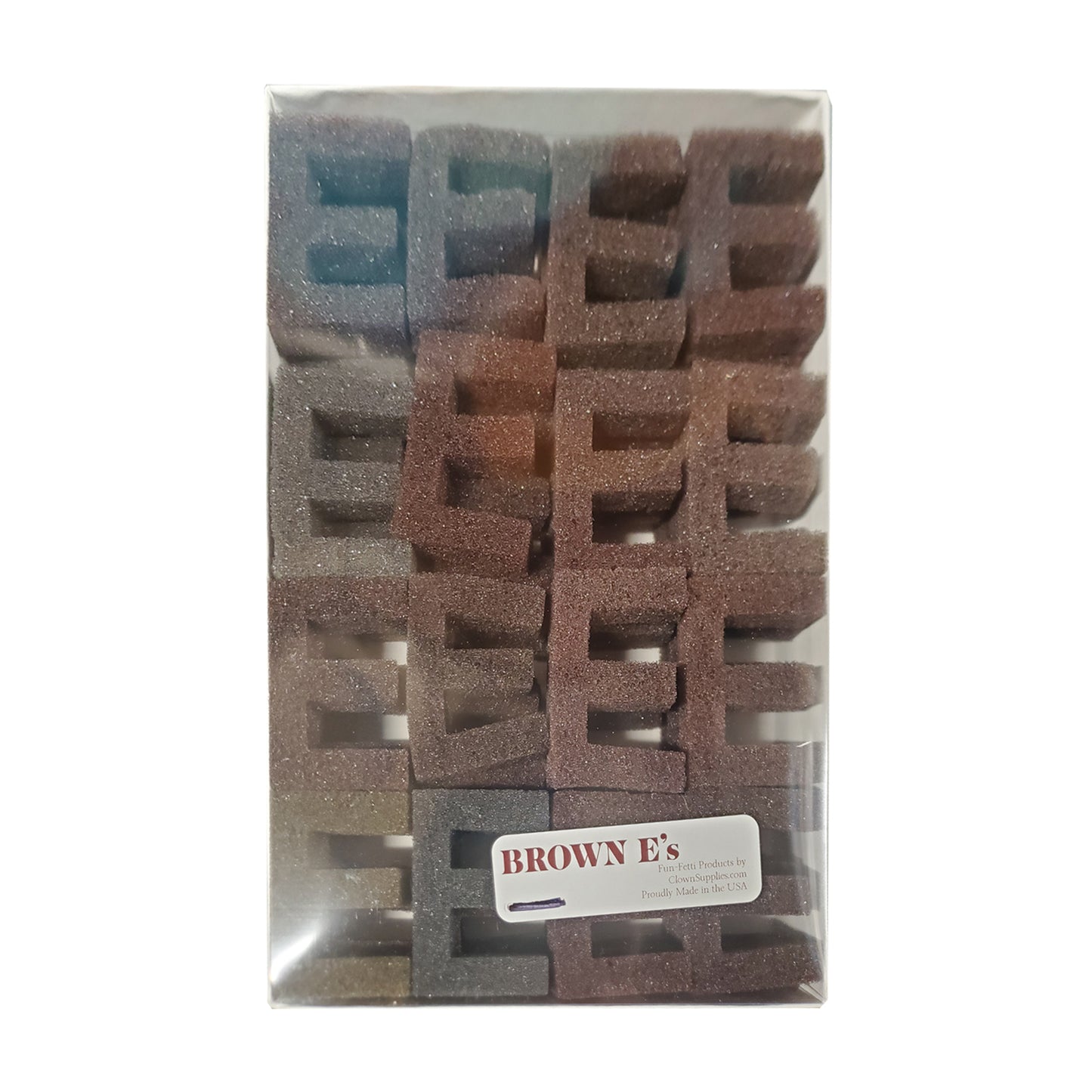 Foam Letters - Brown E's (48/bag)