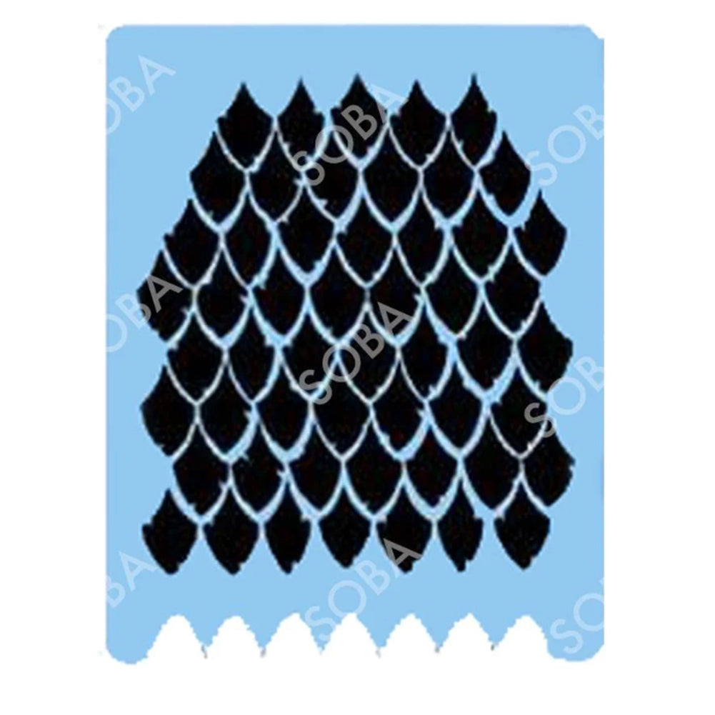 SOBA Quick EZ Stencil - Dragon Scales
