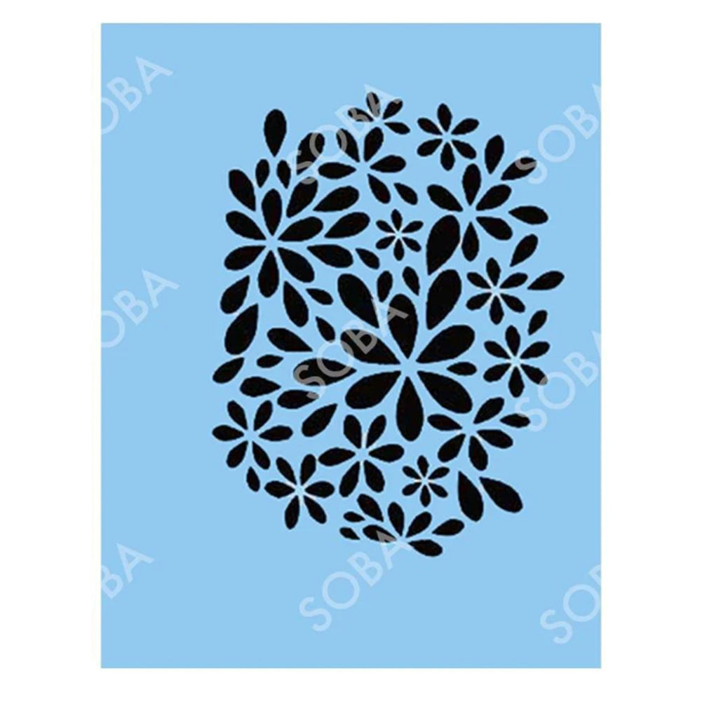 SOBA Quick EZ Stencil - Petal Party
