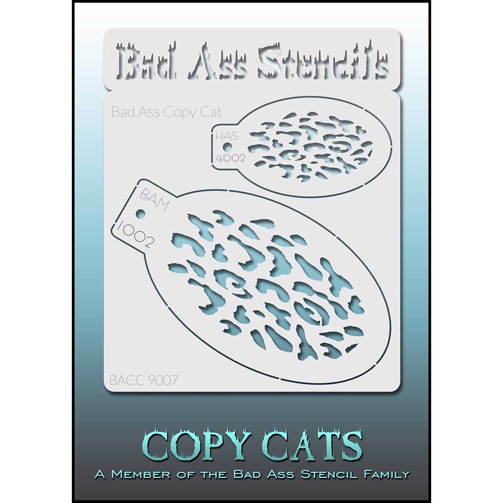 Bad Ass Copy Cat Stencils - Small Leopard (9007)