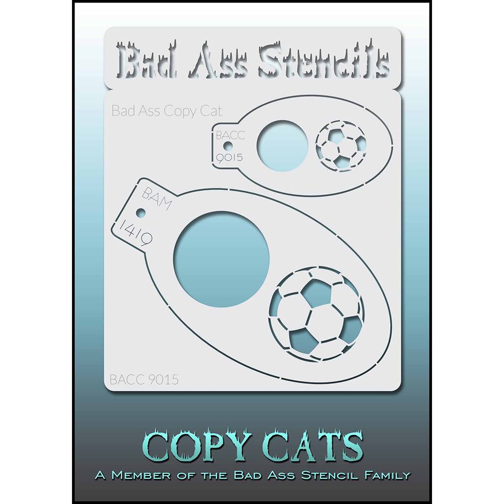 Bad Ass Copy Cat Stencils - Soccer (9015)