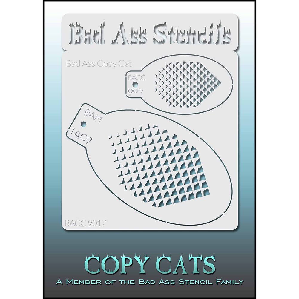 Bad Ass Copy Cat Stencils - (9017)