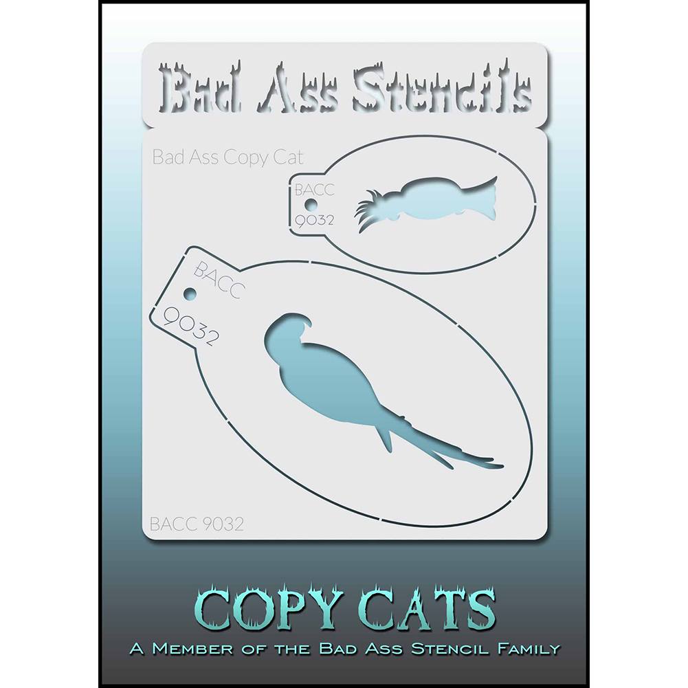 Bad Ass Copy Cat Stencils - Bird (9032)
