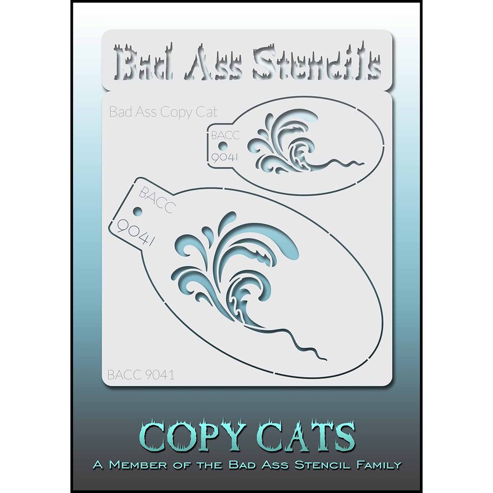 Bad Ass Copy Cat Stencils - (9041)