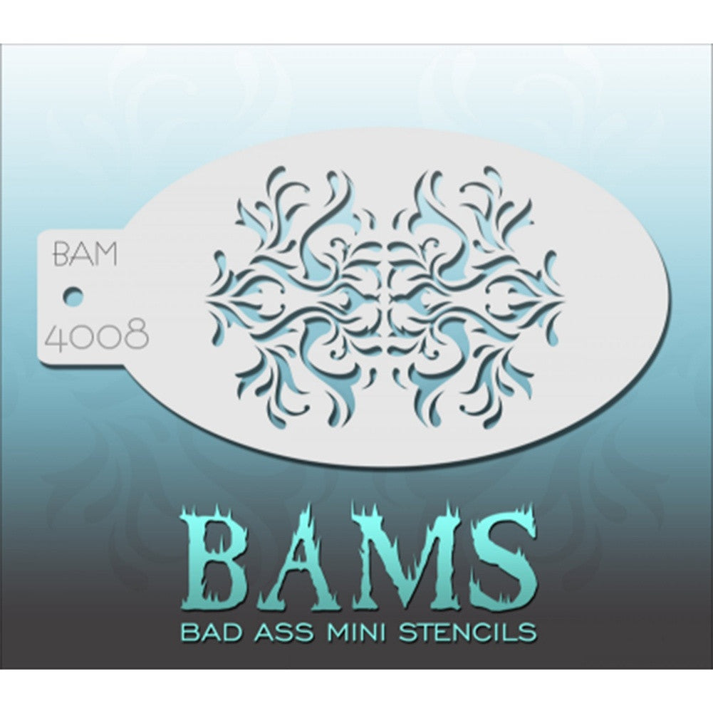 Bad Ass Mini Stencils - Baroque (BAM 4008)