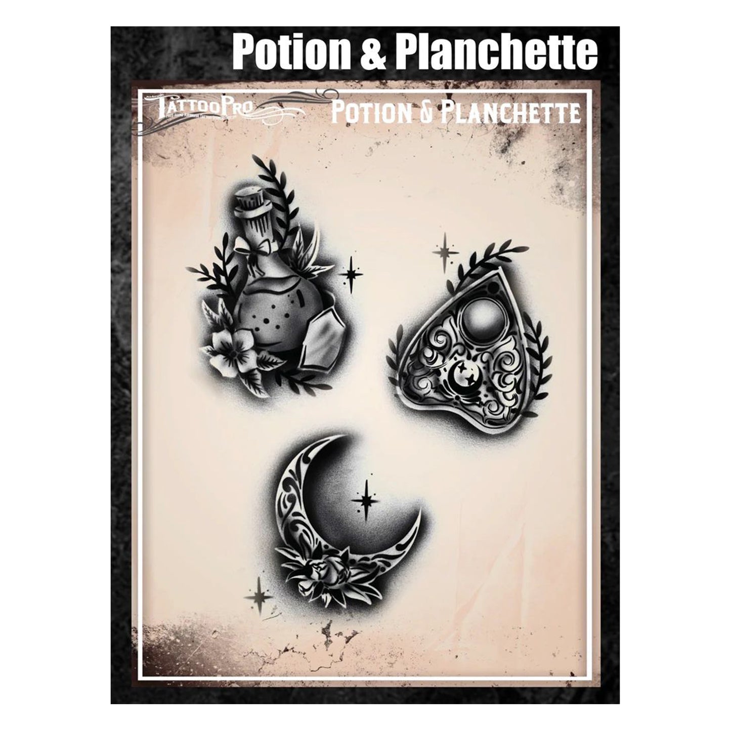 Tattoo Pro Stencils Series 8 - Potion & Planchette