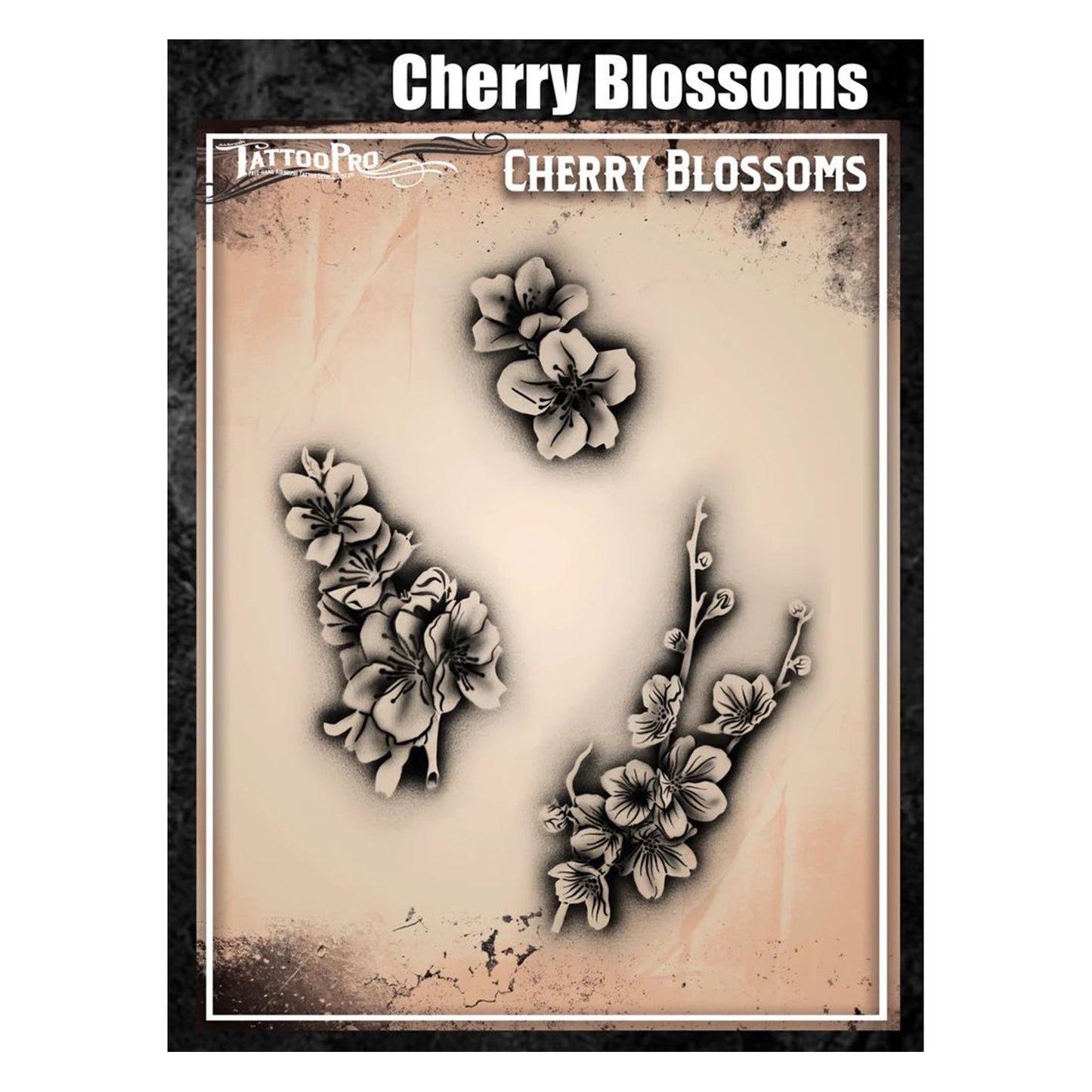 Tattoo Pro Stencils Series 8 - Cherry Blossoms