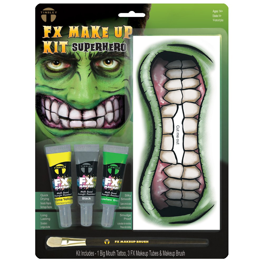 Tinsley Transfers Superhero Big Mouth Kit