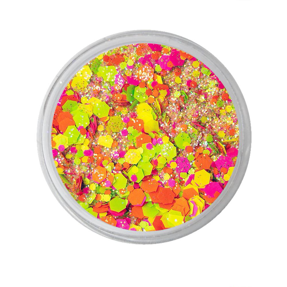 VIVID Glitter Loose Chunky Glitter Mix - Lava Pool
