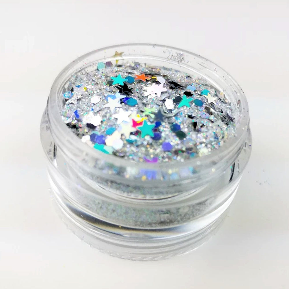 VIVID Glitter Loose Chunky Glitter Mix - Heaven (10 gm)