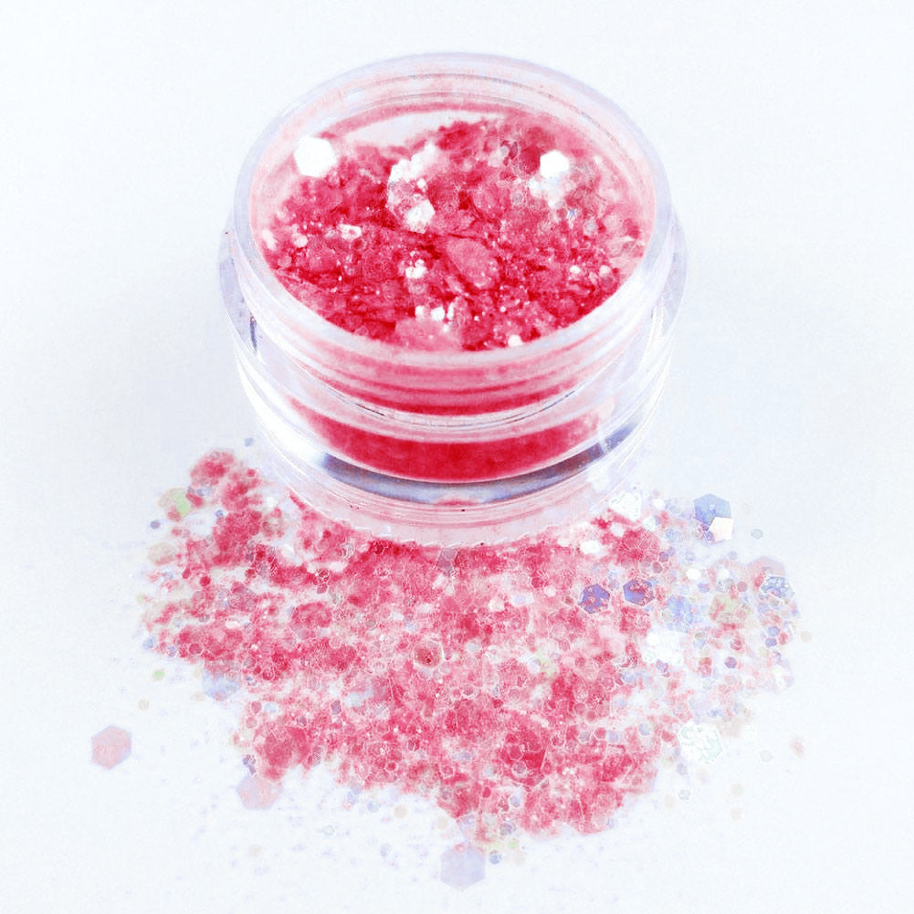VIVID Glitter Loose Chunky Glitter - Watermelon (10 gm)
