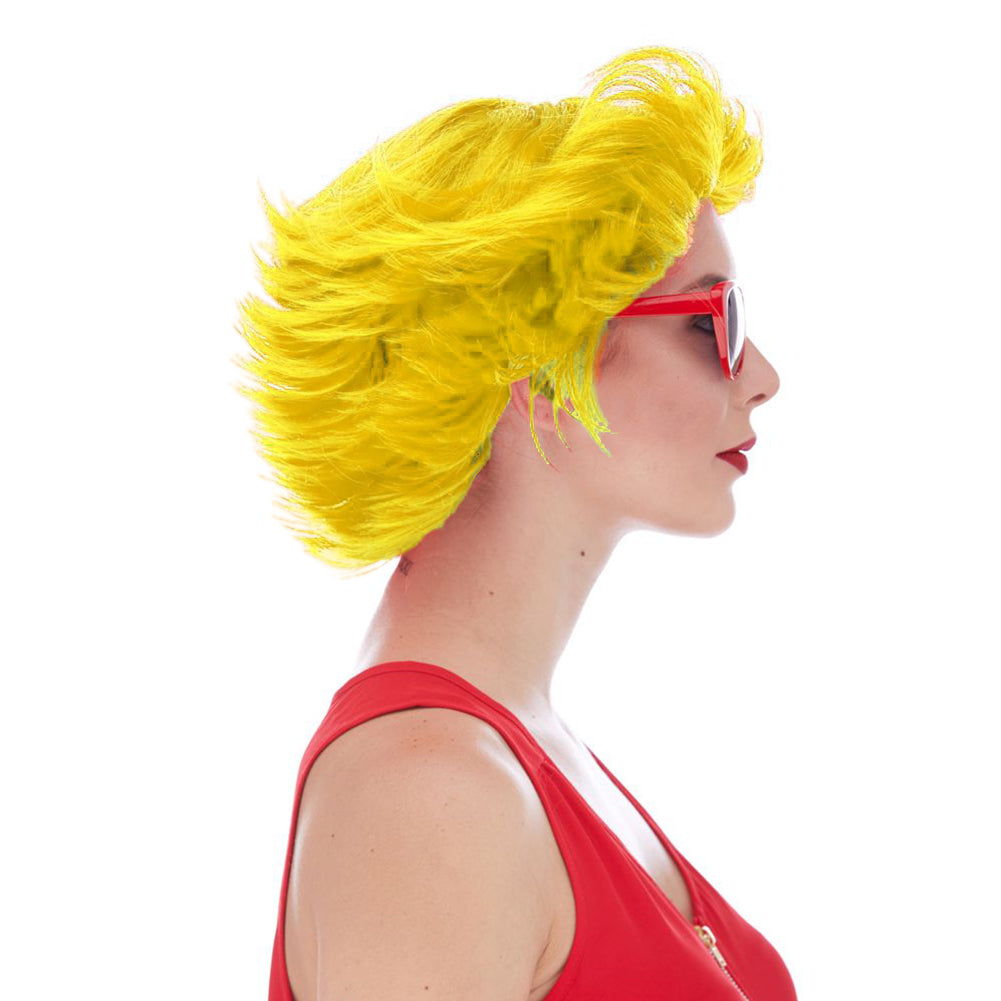 West Bay Fun Flip Clown Wig  - Yellow