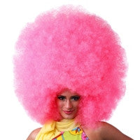 Pink Clown Wigs: