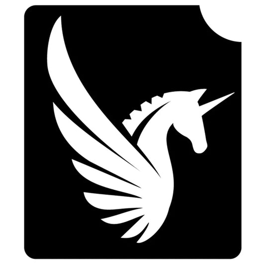 Art Factory Glitter Tattoo Stencil - Unicorn Wings (212) - 5 Pack