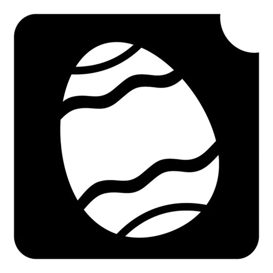 Art Factory Glitter Tattoo Stencil - Easter Egg (860) - 5 Pack