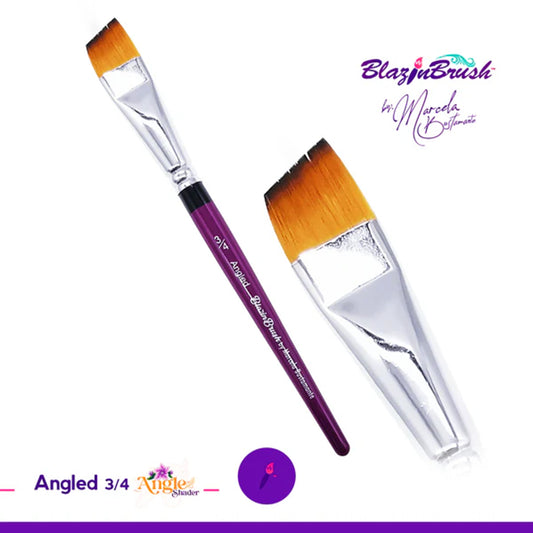 Blazin Brush by Marcela Bustamante - 3/4" Angle Shader