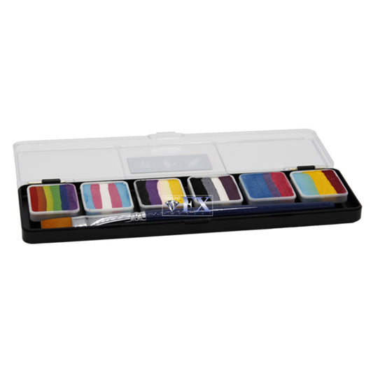 Diamond FX 6 Color Split Cake Palette - Pride (6 g)