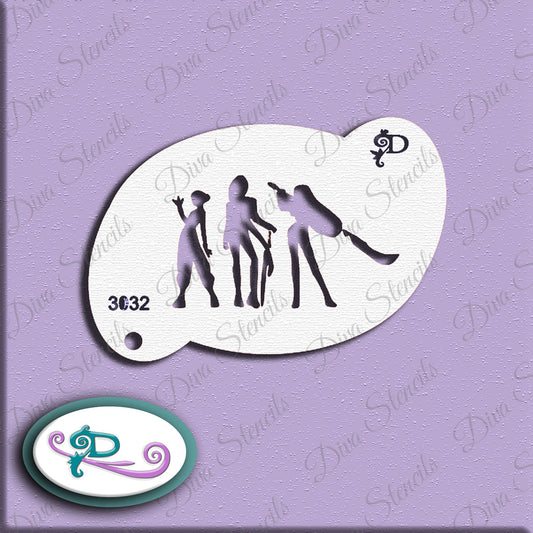 Diva Stencil - The girls