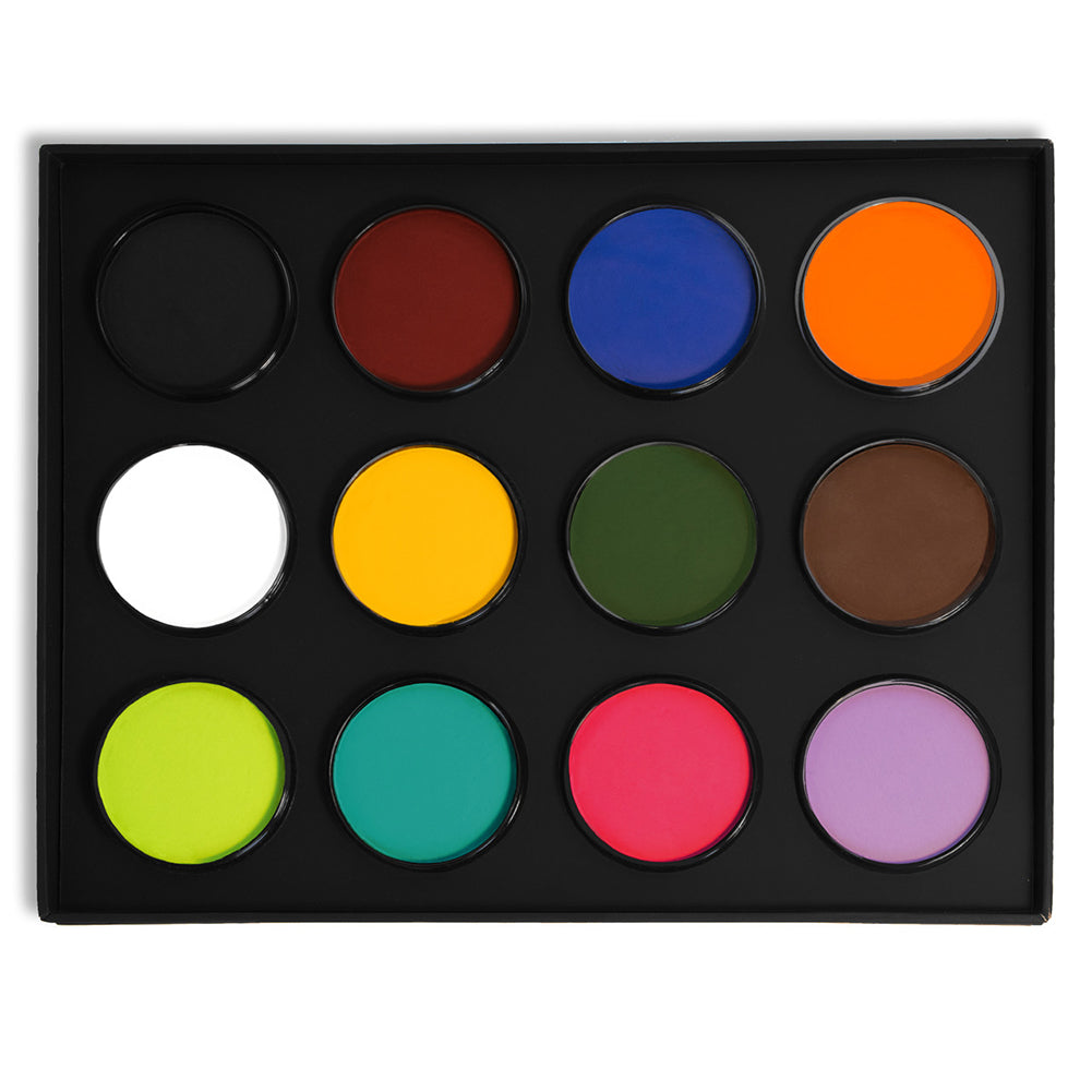 Mehron Paradise Pro Palette AQ Pro A (12 Colors)