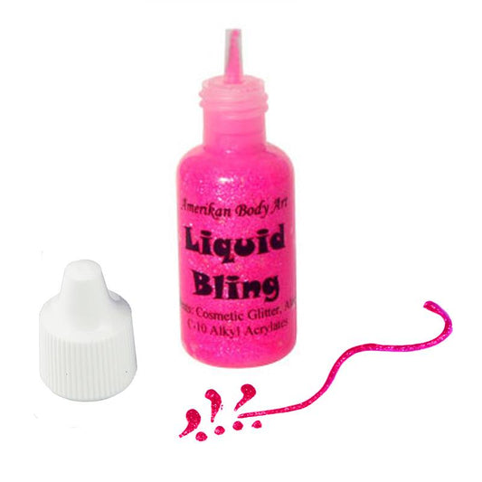 Amerikan Body Art Liquid Bling - Electric Pink (0.5 oz)