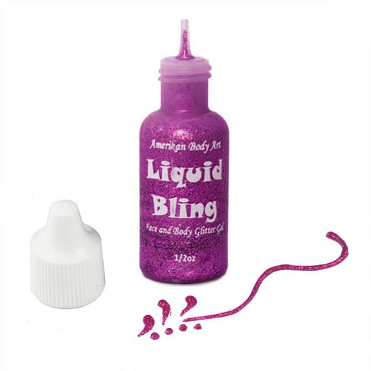 Amerikan Body Art Liquid Bling - Fuchsia (0.5 oz)