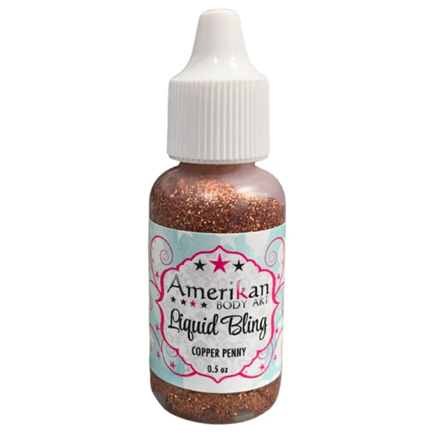 Amerikan Body Art Liquid Bling - Copper Penny (0.5 oz) |