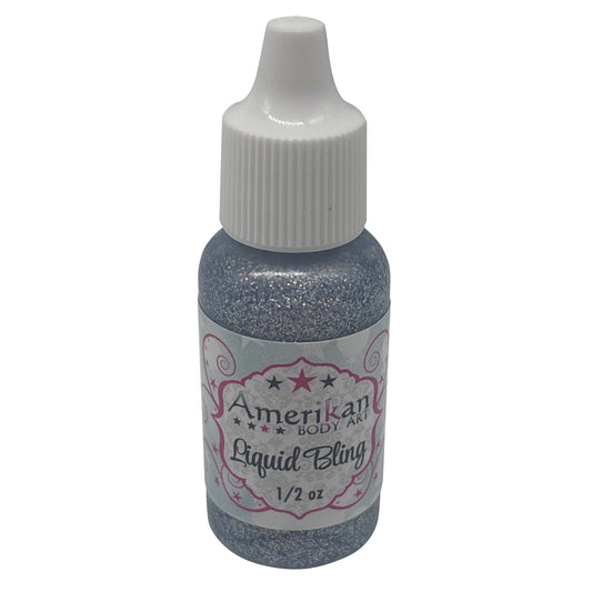 Amerikan Body Art Liquid Bling - Holo Silver (0.5 oz)