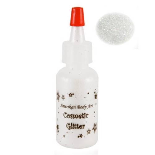 Amerikan Body Art Sheer Glitter - Holographic White 0.5 oz