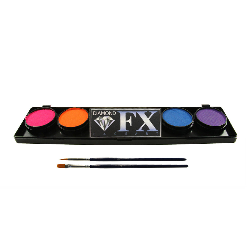 Diamond 6 Color Palette - Neon (10 gm)