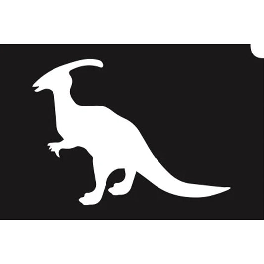 GBA Glimmer Tattoo Stencil - Parasaurolophus (5/pk)