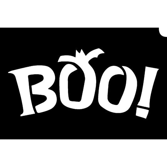 GBA Glimmer Tattoo Stencil - Boo! (5/pk)