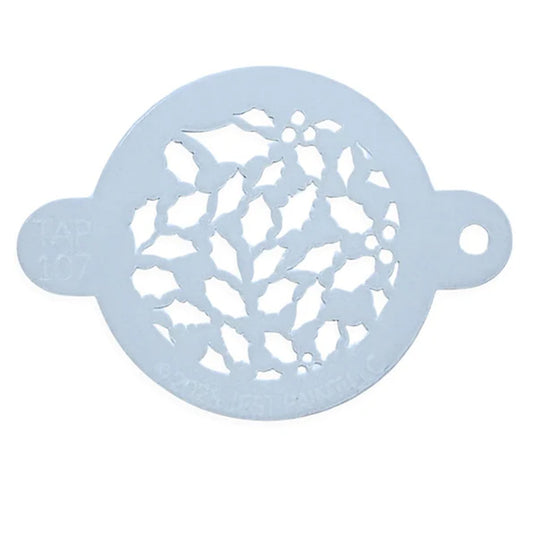 TAP Face Painting Stencil - Holly Leaf Pattern (107)