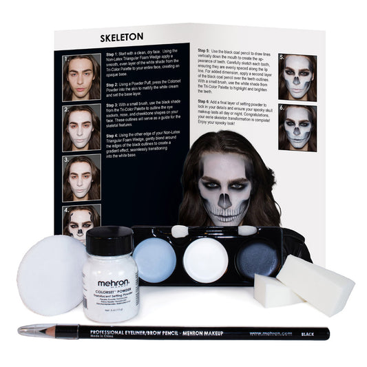 Mehron Premium Skeleton Character Kit