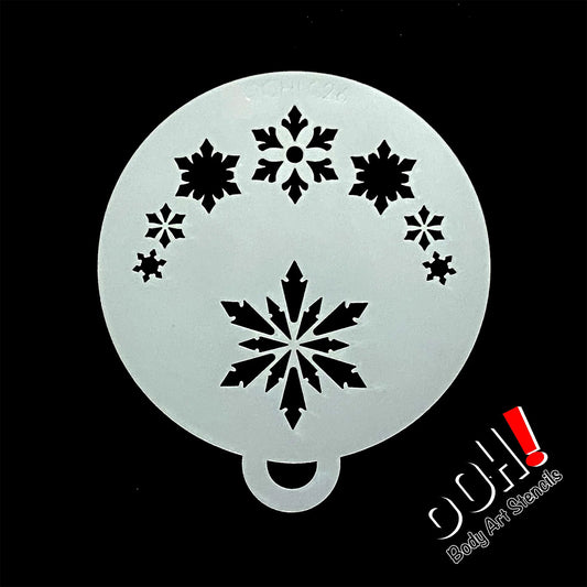 Ooh! Flip Stencil - Frozen Snowflake 2 (C26)