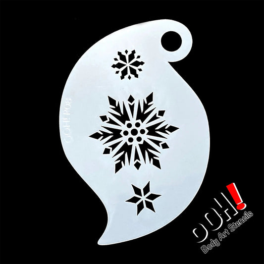 Ooh! Storm Stencil - Snowflake 1 (R08)