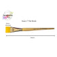 Facepainting Hub Azure Flat Brush (1")