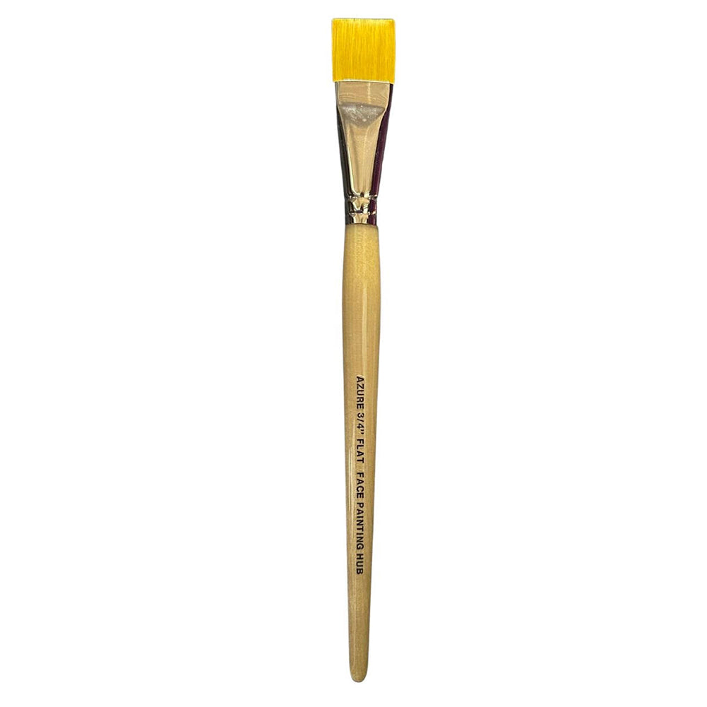 Facepainting Hub Azure Flat Brush (3/4")